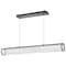 Nuvo Vale, 43 Inch LED Island Pendant, Matte Black, Silk Screened Acrylic Lens 62/2041 - alternate 7
